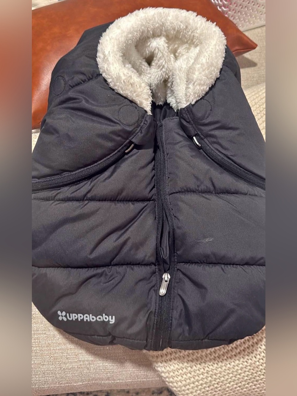 UPPAbaby Black CozyGanoosh Infant Car Seat Cover
